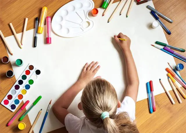 Alt view image 6 of 7 - White Paper Roll for Craft Banner 18" Paper Roll for Kids Easel Drawing | Kids Easel Paper Roll 17.5x590" White Craft Paper Roll Kids Drawing Paper Roll White Wrapping Paper Bulletin Board Paper