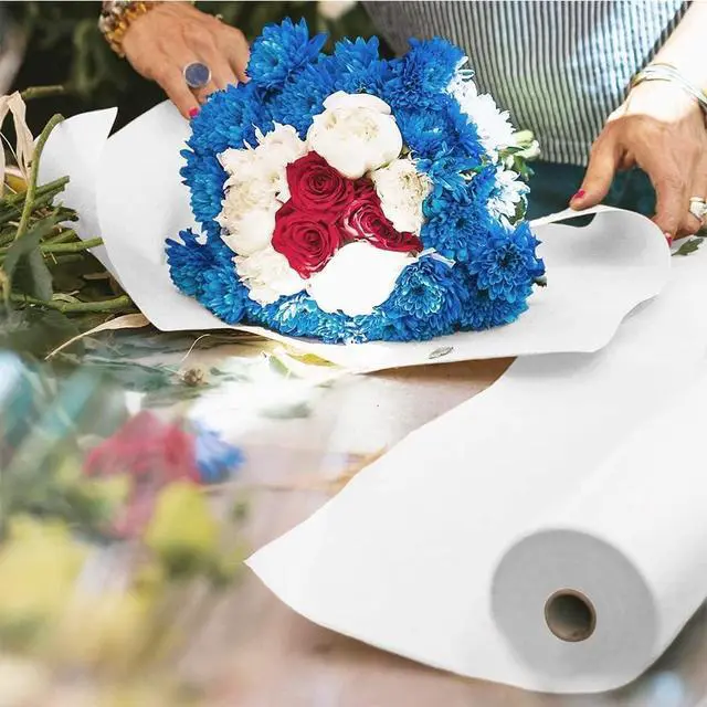 Alt view image 7 of 7 - White Paper Roll for Craft Banner 18" Paper Roll for Kids Easel Drawing | Kids Easel Paper Roll 17.5x590" White Craft Paper Roll Kids Drawing Paper Roll White Wrapping Paper Bulletin Board Paper