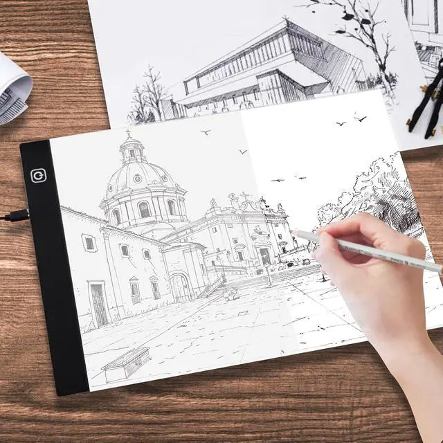 Alt view image 2 of 7 - Crehatos 8.5" x 11" Tracing Paper, Translucent Tracing Pad, 100 Sheets 38lb/60gsm Vellum Art Paper | 38lb/60gsm Vellum Art Paper for Drawing, Sketching, Overlays