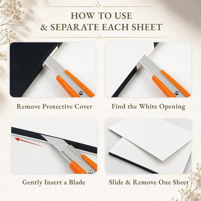 Alt view image 3 of 7 - Somime 5x7 Watercolor Paper Pad, 20 Sheets 140lb/300gsm Cold Pressed Paper | Acid-Free Artist Painting Book for Watercolor and Gouache Painting