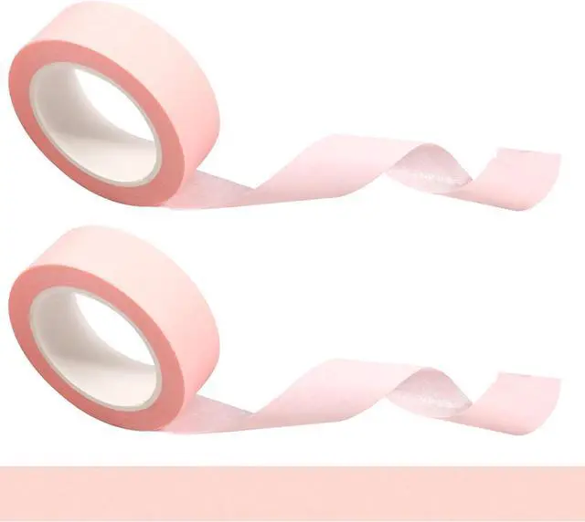 Main image of SynHHergyx 2 Rolls Pink Washi Tape 32 Ft Pastel Washi Tape Decorative Masking Tapes Self-Adhesive Duct Craft Tapes for Packaging Decor Journals Scrapbooks Planners DIY Gift