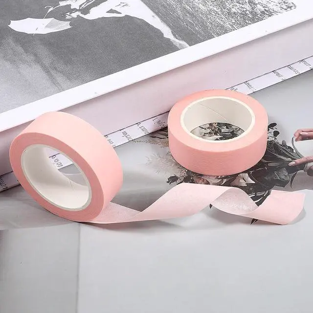 Alt view image 6 of 7 - SynHHergyx 2 Rolls Pink Washi Tape 32 Ft Pastel Washi Tape Decorative Masking Tapes Self-Adhesive Duct Craft Tapes for Packaging Decor Journals Scrapbooks Planners DIY Gift