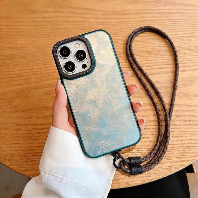 Alt view image 6 of 7 - Lystaii 5.5 Yards Genuine Leather Cord 4mm Round Braided Bolo Leather Cord Brown Strip Braiding Antique Strap 5m Long for Bracelet Necklace Beading DIY (Distressed Gray)