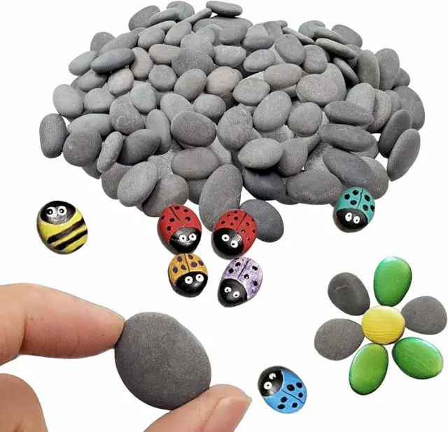 Main image of Lifetop 51pcs Tiny Painting Rocks DIY Smooth Surface Stones,Arts and Crafts 0.5 to 1.0 inches So Small Rocks,Hand Picked for Painting