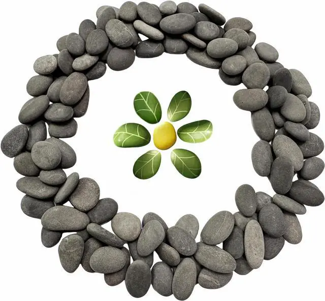 Main image of 120pcs Smooth Gray Tiny Painting Rocks | Natural Textured Stones for Arts, Crafts & DIY Projects Rock Painting, Decoration & Creative Projects