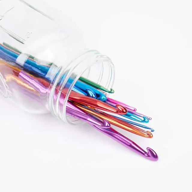 Alt view image 5 of 7 - 14PCS Aluminum Crochet Hooks Knitting Needles with Ergonomic Handles for Arthritic Hands 2.0mm/2.5mm/3.0mm/3.5mm/4.0mm/4.5mm/5.0mm/5.5mm/6.0mm/6.5mm/7.0mm/8.0mm/9.0mm/10.0mm