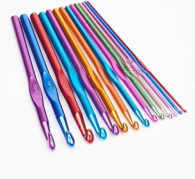Alt view image 2 of 7 - 14PCS Aluminum Crochet Hooks Knitting Needles with Ergonomic Handles for Arthritic Hands 2.0mm/2.5mm/3.0mm/3.5mm/4.0mm/4.5mm/5.0mm/5.5mm/6.0mm/6.5mm/7.0mm/8.0mm/9.0mm/10.0mm