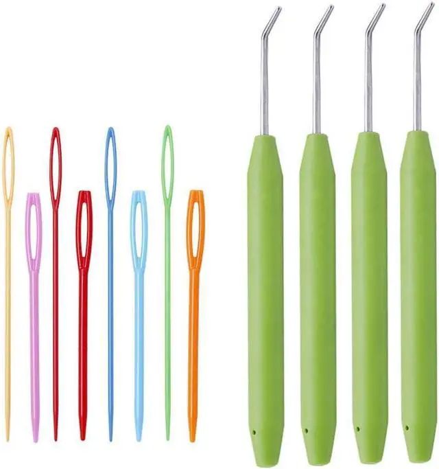Main image of Mofuiry 4 Sets Knitting Loom Hooks, Crochet Hook Set with 8 Pieces Needles for Knifty Knitters