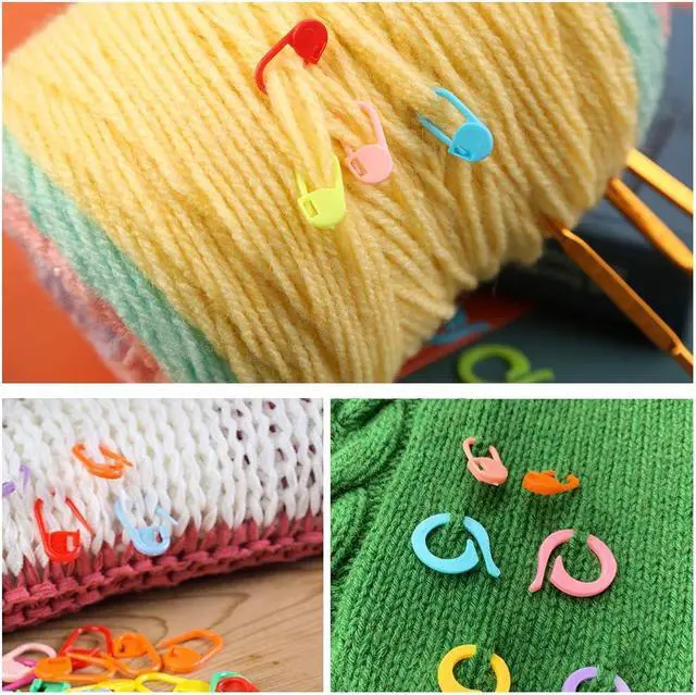 Alt view image 7 of 7 - LOKUNN Crochet Hooks, 40 Pcs Double End Crochet Hooks Set | 10 Pcs Ergonomic Golden Aluminum Crochet Needles, 10 PCS Crochet Markers Ring, 20 PCS Crochet Stitch Marker for Craft DIY