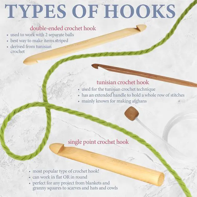 Alt view image 6 of 6 - JubileeYarn Jumbo Birch Crochet Hook - US Q (16mm)