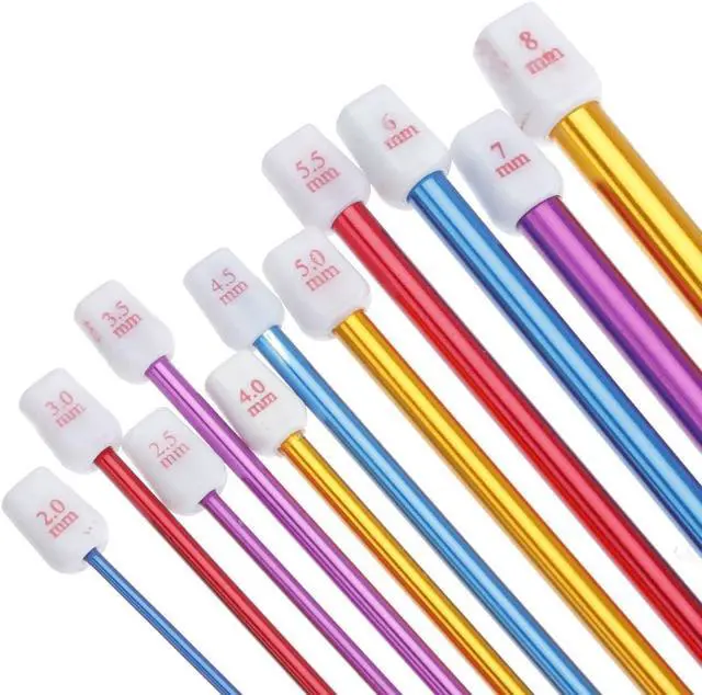 Alt view image 2 of 5 - Zuoyou 11Pcs Crochet Hooks,Tunisian Crochet Hooks Set, 2mm to 8mm | Aluminum Afghan Crochet Needles Supplies for Beginner, Crocheter, Knitter, Scarves DIY Crafts, Ideal Gift