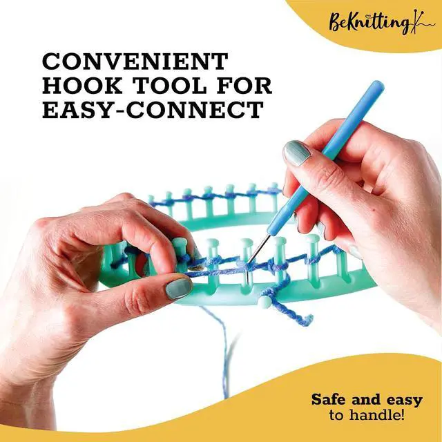 Alt view image 6 of 7 - BeKnitting Loom Knitting Pen Tool & Crochet Hook for Beginners Adults & Kids - DIY Arts & Craft Tool