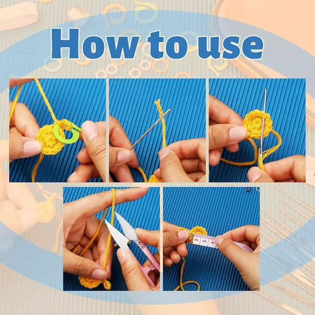 Alt view image 7 of 7 - UzecPk 96 Pcs Crochet Need Kit, Medal Crochet Hooks Crochet Hooks | Crochet Hooks Set with Storage Bag, Stitch Markers and Large-Eye Blunt Needles for Experienced Crochet Hook Lovers Green