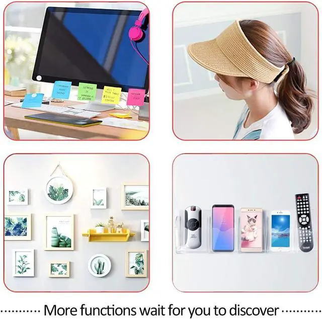 Alt view image 5 of 7 - JANYUN 300pcs (150 Pairs) Self Adhesive Dots, 0.79inch Diameter | Hook and Loop Fastener Circles, Nylon Sticky Back Dots, for School Classroom Home Office Use