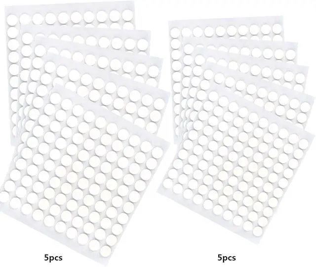 Alt view image 7 of 7 - Pistha 10 Sheet Foam Round Dots Double-Sided Adhesive Foam Tape Set, 2 Size | Double-Sided Adhesive 3D Craft Foam Tape, 1000 Dots, 0.3 inch & 0.4 inch Diameter, DIY Handmade Crafts/Office Supplies