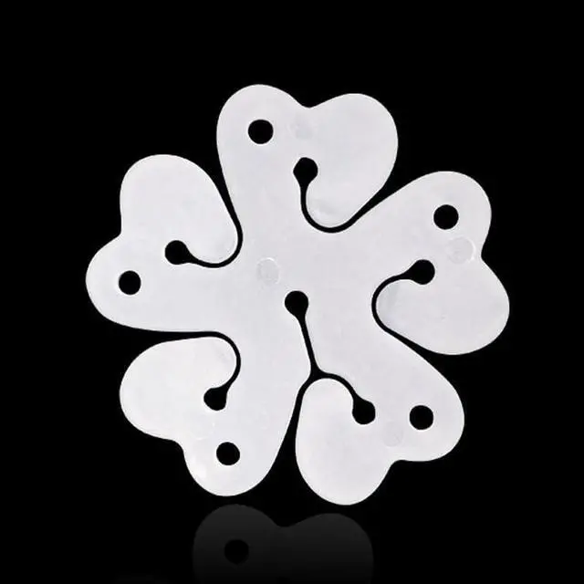 Alt view image 3 of 7 - PayPie 20 Pcs Balloon Flower Arch Clips, 32Ft Balloon Tape Strip, 200 Pcs Glue Point Dots Tape, 2 Pcs Tying Tool, Unisex, White, Balloon Arch Kit for Birthday Parties