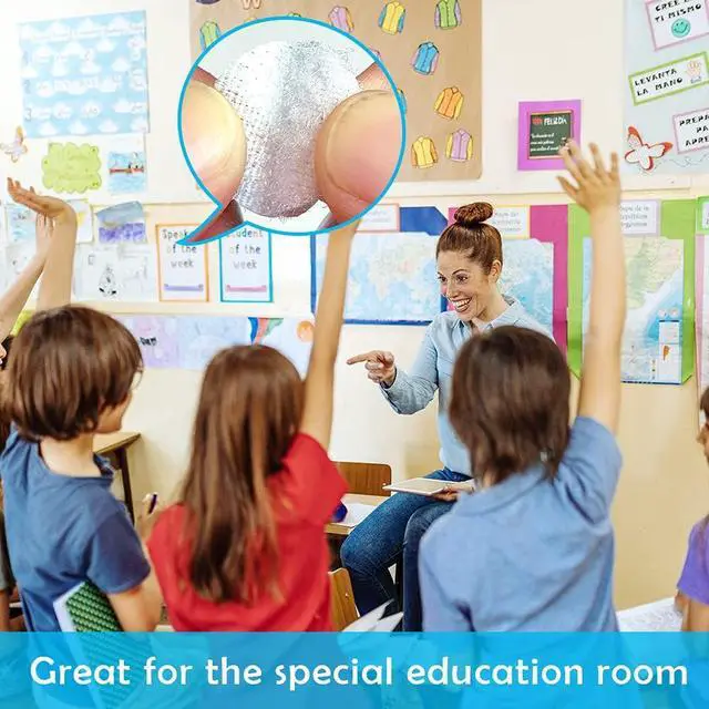 Alt view image 4 of 7 - Self Adhesive Dots, 1000Pcs(500 Pair Sets) 0.59 Inch Diameter Strong Self Adhesive Dots for Classroom Nylon Sticky Back Hook Loop Strips, Small Circle Dots Stickers Tapes, White