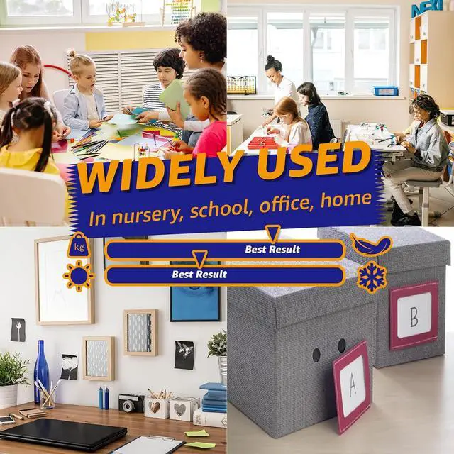 Alt view image 4 of 6 - 160pcs (80 Pairs) 0.98" Diameter Self Adhesive Dots Black, Hook & Loop Dots Sticky Back Coins for School, Classroom, Office, Home, Mounting, Arts and Crafts