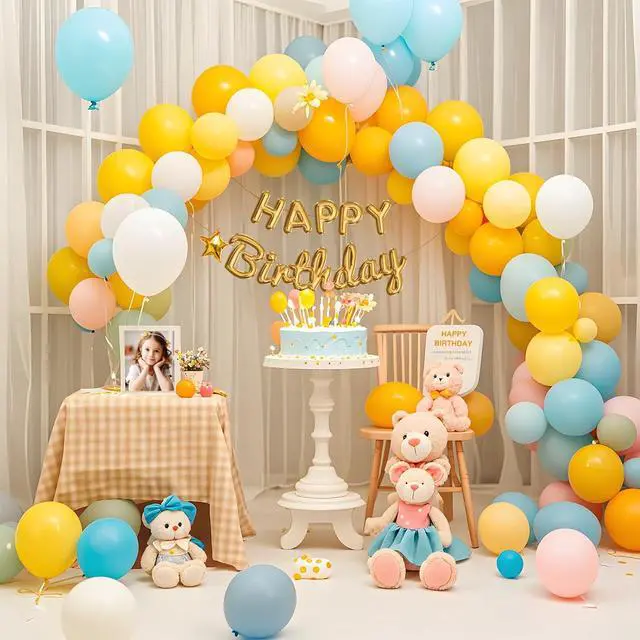Alt view image 7 of 7 - KICNIC Balloon Arch Strip Kit, 164 ft Tape Strips, 1000 Glue Point Dots | Balloon Tape Strips and Glue Point Dot Stickers for Garland, Party, Wedding, Birthday, Baby Shower, Graduation Decorations