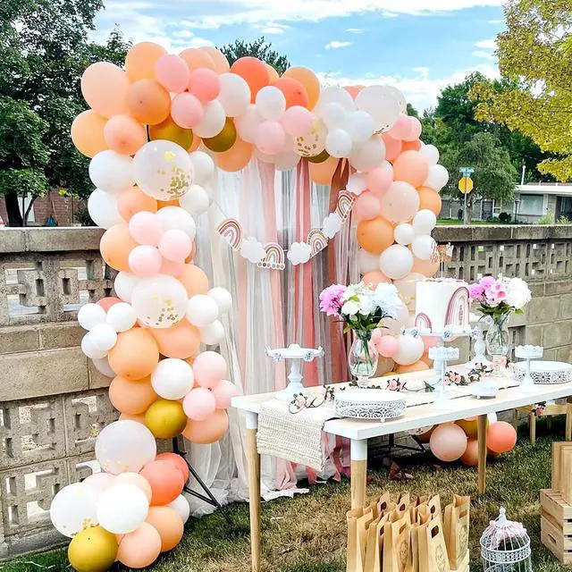 Alt view image 6 of 7 - KICNIC Balloon Arch Strip Kit, 164 ft Tape Strips, 1000 Glue Point Dots | Balloon Tape Strips and Glue Point Dot Stickers for Garland, Party, Wedding, Birthday, Baby Shower, Graduation Decorations