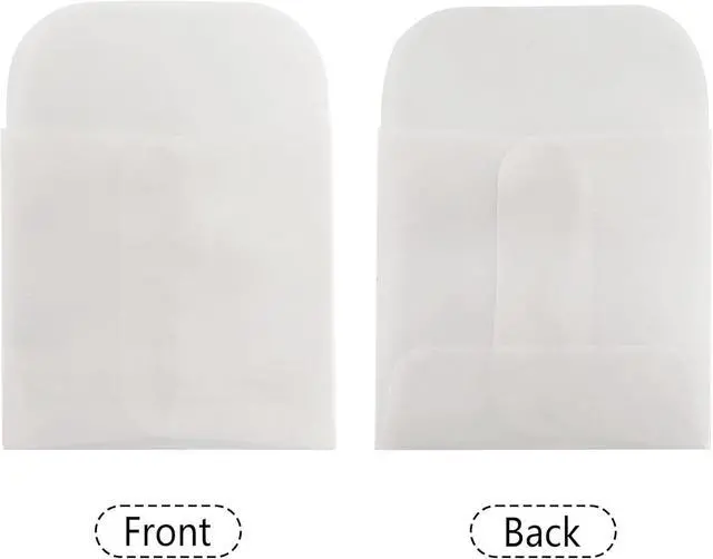 Alt view image 3 of 6 - 50PCS 2x2 Inch Glassine Flat Paper Bags, Small Glassine Envelopes, Semi-Transparent Waxed Paper Bags for Storing Photos Stamps Ring Jewellery Coin