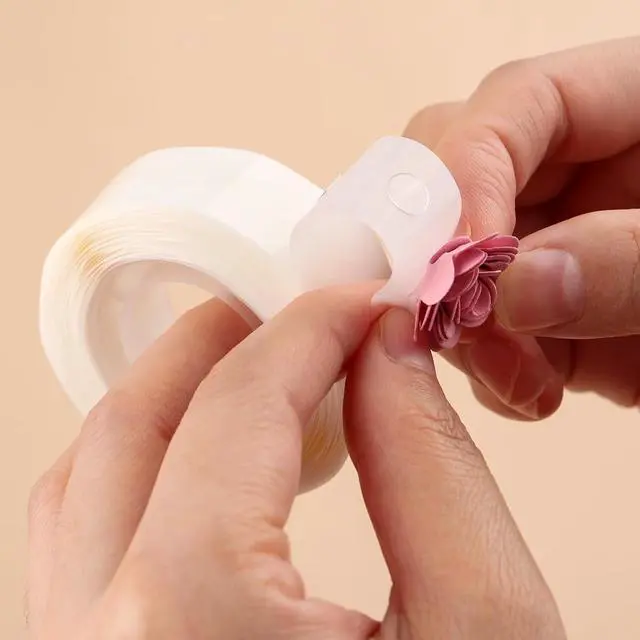 Alt view image 6 of 7 - BAOFALI 600 Pcs 1/8in (3mm) 2 Roll Ultra Thin Adhesive Dots,Clear Removable, Double Sided Stickers Permanent Sticky for Balloons Wedding Decoration or DIY Craft Dots(300 Pcs/Roll)