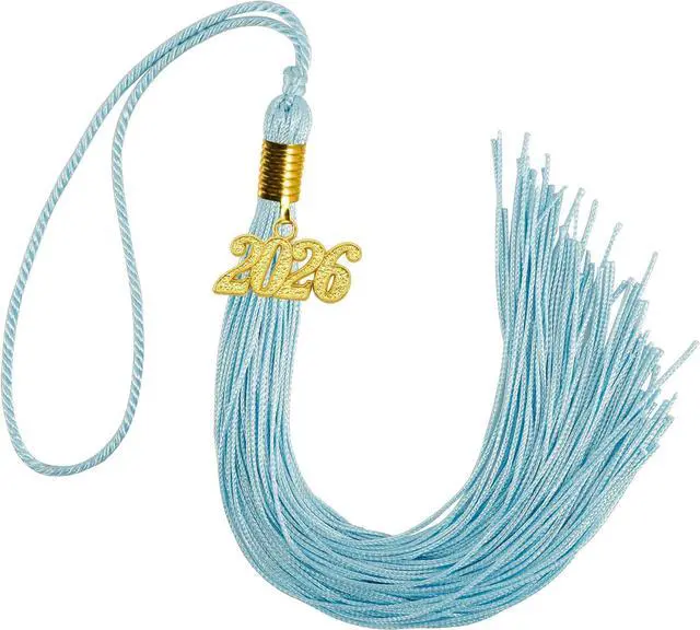 Main image of GraduationMall Single&Multiple Color Graduation Tassel with 2026 Year Charm 9"