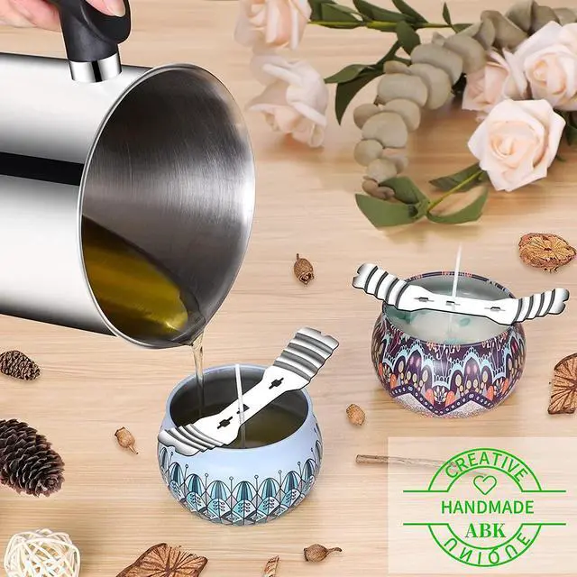 Alt view image 5 of 7 - ABK 36PCS Metal Candle Wick Holders for Candle Making,Wick Centering Tools | Candle Wick Holders;Metal Wick Holders;Wick Holders for Candle Making;Wick Centering Tool;Wick Holders for Candle Making;