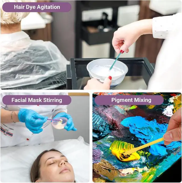 Alt view image 5 of 7 - Gartful 9PCS Colored Silicone Stir Sticks, Reusable Epoxy Resin Stir Sticks, for Resin Mixing, Paint, Making Glitter Tumblers Cups, Arts, Crafts, Facial Mask Stirring Rods, 9 Colors