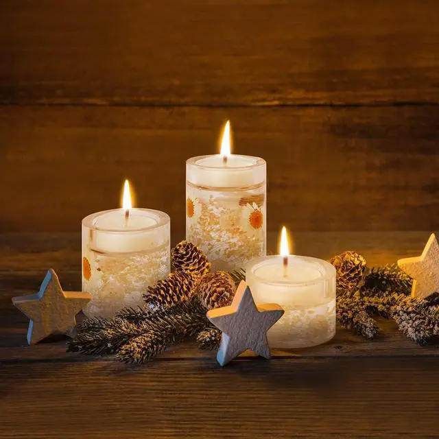 Alt view image 6 of 6 - Actvty Candle Holder Resin Molds, Set of 3 Cylindrical Tealight Candle Holder Silicone Molds for Resin Casting DIY Table Centerpiece Wedding Party Home Decoration
