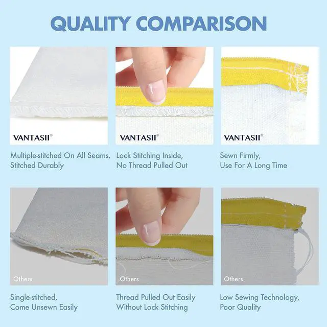 Alt view image 2 of 6 - 8 Pack Canvas Colorful Zipper Bags, DIY Craft Bags Travel Canvas Makeup Pouches for Cosmetic Toiletry Stationery Storage (Beige, 8.3 x 4.7)