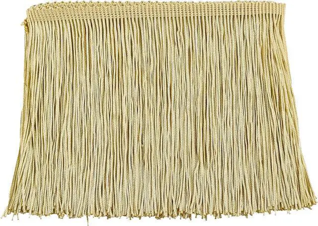 Main image of 5 Yard 6 Inch Chainette Fringe Trim, Tassel Sewing Trim | for Handmade DIY, Curtains, Latin-Style Dresses and Lampshade Decorations