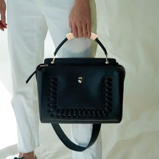 Alt view image 4 of 7 - GALPADA Handbag Handle Cover Pu Leather Sleeve Bag Handle Wrap with Buckle Comfortable Elastic Grip for Two Thick Handles Easy Install Accessory for Travel Bags and Shopping Bags