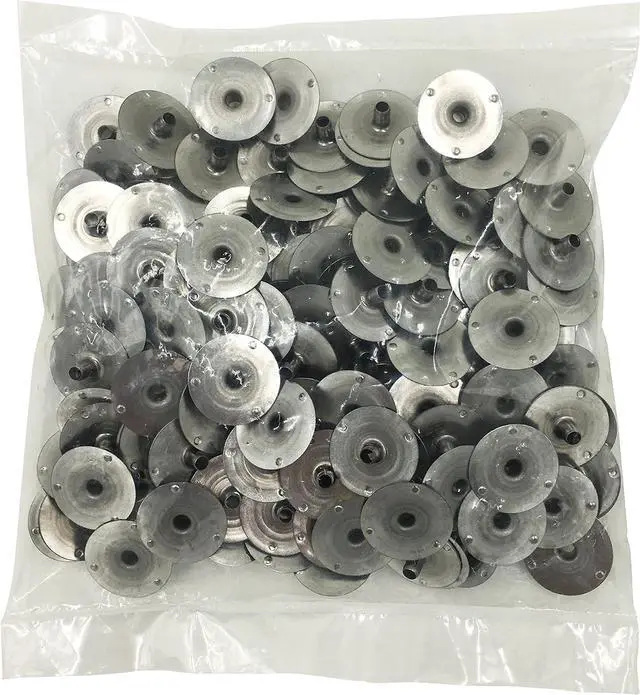 Main image of EricX Light 200pcs 20mm Metal Candle Wick Sustainer Tabs,for Candle Making