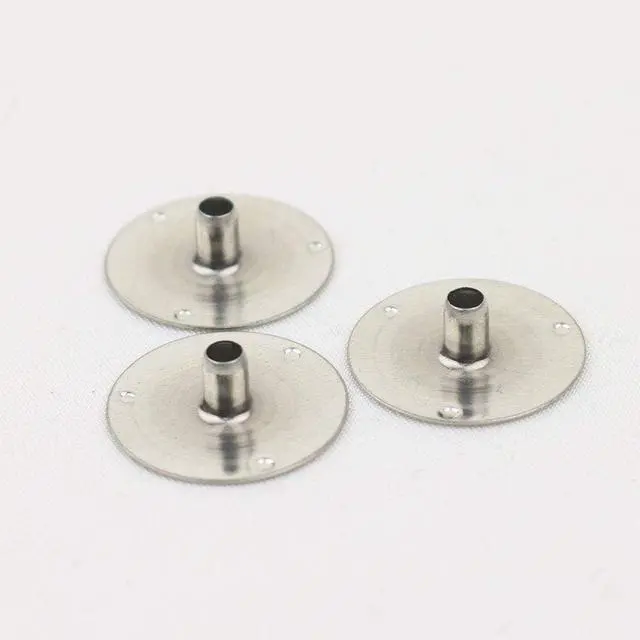 Alt view image 4 of 7 - EricX Light 200pcs 20mm Metal Candle Wick Sustainer Tabs,for Candle Making