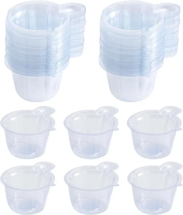 Main image of 150Pcs 40ml Small Resin Mixing Cups, Disposable Plastic Measuring Cups | Clear, Paint Dispensing for Mixing Paint, Stain, Epoxy, Resin