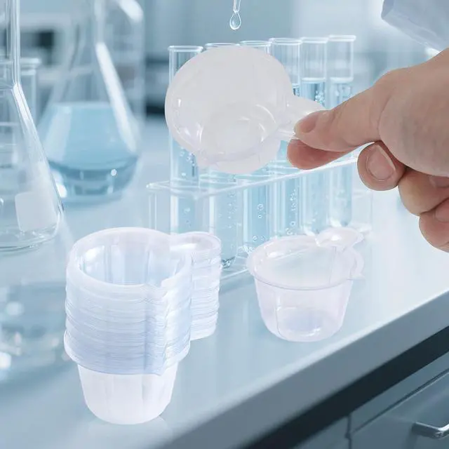 Alt view image 6 of 7 - 150Pcs 40ml Small Resin Mixing Cups, Disposable Plastic Measuring Cups | Clear, Paint Dispensing for Mixing Paint, Stain, Epoxy, Resin