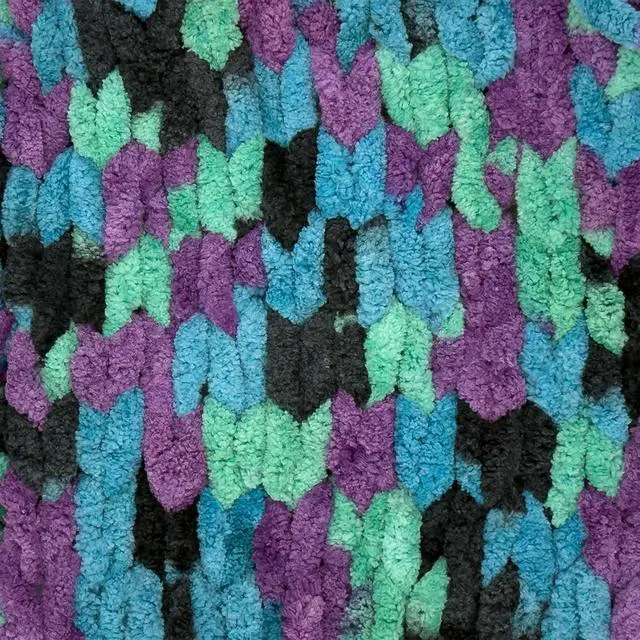Alt view image 2 of 6 - Lion Brand Yarn, Off The Hook Loop Yarn, Zodiac, Multicolor, 1 Pack | Jumbo Finger Knitting & Crochet Craft Fiber for Beginners, Kids, Classrooms, Create Blankets, Pillows, Stuffed Animals
