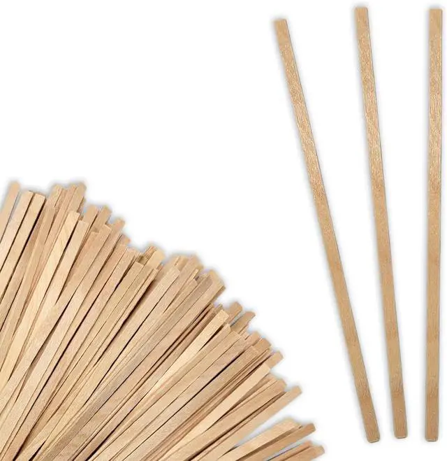 Main image of 100 Wood (Bamboo) Applicator Mixing Stick 5" for Epoxy Resin Craft, Jewelry, Waxing by NetSellsIt