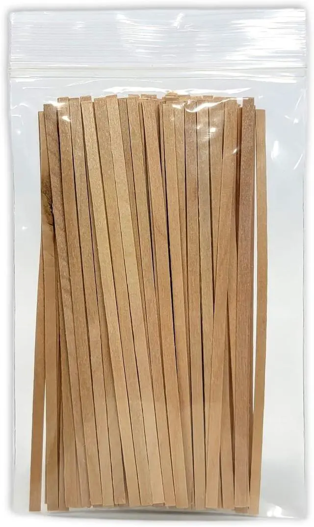 Alt view image 7 of 7 - 100 Wood (Bamboo) Applicator Mixing Stick 5" for Epoxy Resin Craft, Jewelry, Waxing by NetSellsIt