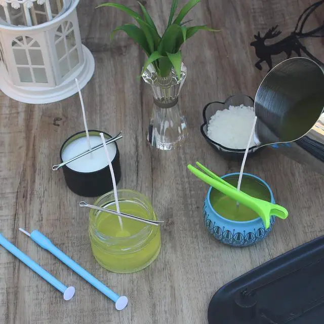 Alt view image 5 of 6 - CandMak Candle Wick Kit - 60 Cotton Wicks with Candle Making Tools (Thick 4"+6"+8")