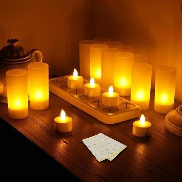 Alt view image 7 of 7 - 120Pcs Candle Wick Stickers, with Tail | Double-Sided, Easy to Peel, Heat Resistance, Ideal for Candle Wick Securing, DIY Candle Making, Home Craft