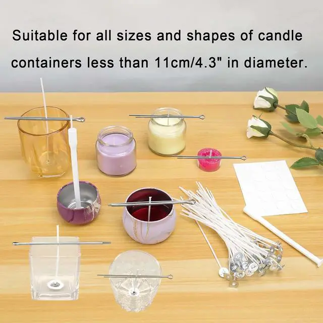Alt view image 5 of 6 - Candle Wick Holders, One Clip Centering Device, Centering Tool for Candle Making (Pack of 12)