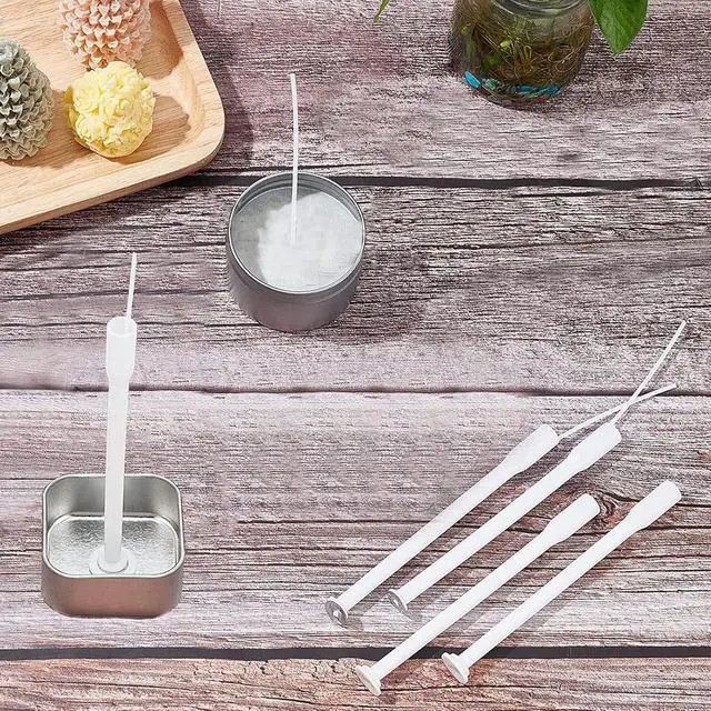 Alt view image 3 of 7 - 15 Pcs Candle Wick Placing Tube Candle Wick Centering Placement Booster Tools for DIY Candle Making
