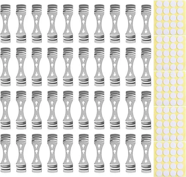 Main image of 20pcs Metal Candle Wick Centering Devices Stainless Steel Candle Wick Holder for Candle Making Candle Wick Holders, Silver, phi1069