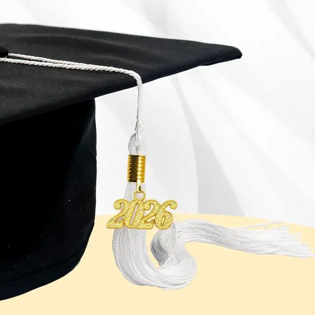 Alt view image 6 of 6 - GraduationMall Single&Multiple Color Graduation Tassel with 2026 Year Charm 9"