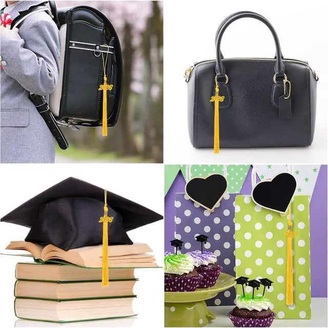 Alt view image 7 of 7 - SULOLI Graduation Tassel Academic with 2026 Classic Tassel Accessories for Graduation Ceremonies Ornament (Gold)