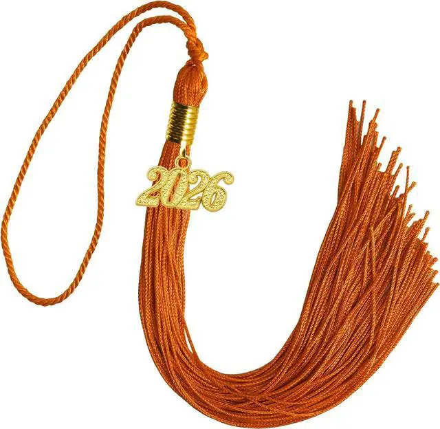 Main image of GraduationMall Single&Multiple Color Graduation Tassel with 2026 Year Charm 9"