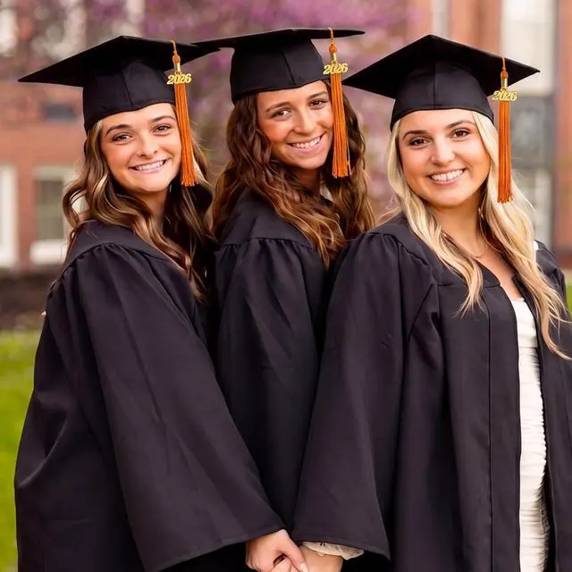Alt view image 2 of 6 - GraduationMall Single&Multiple Color Graduation Tassel with 2026 Year Charm 9"