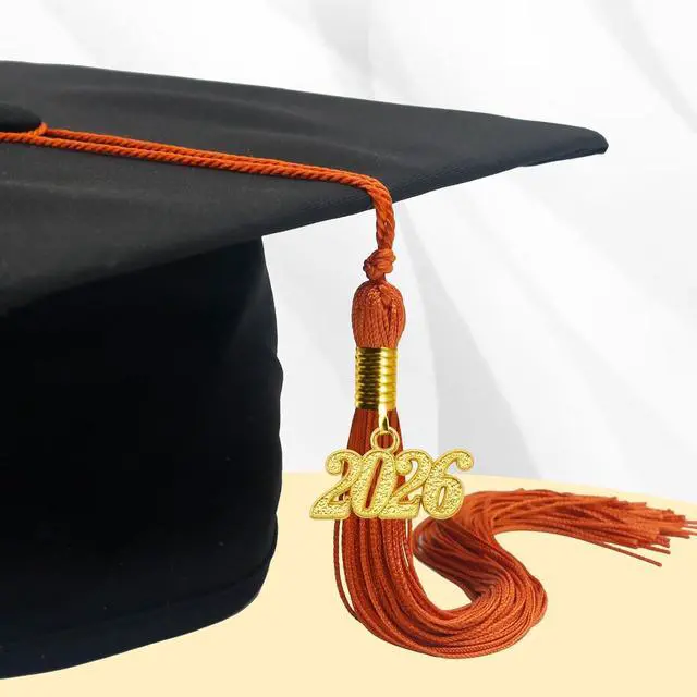 Alt view image 6 of 6 - GraduationMall Single&Multiple Color Graduation Tassel with 2026 Year Charm 9"